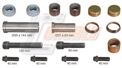 CASALS MD1075 Repair Kit, brake caliper